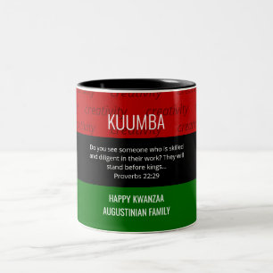 Mug KUUMBA Kwanzaa à deux tons