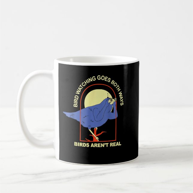 Mug L’observation des oiseaux va dans les deux sens Le (Gauche)