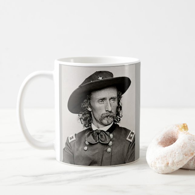 Mug La 7ème cavalerie du Général George Armstrong (Avec donut)