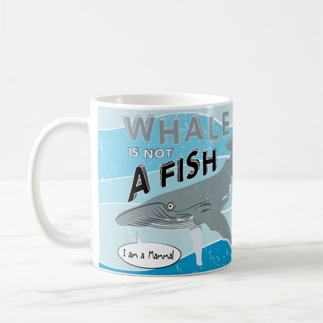 Mug La baleine n'est pas un poisson (Gauche)