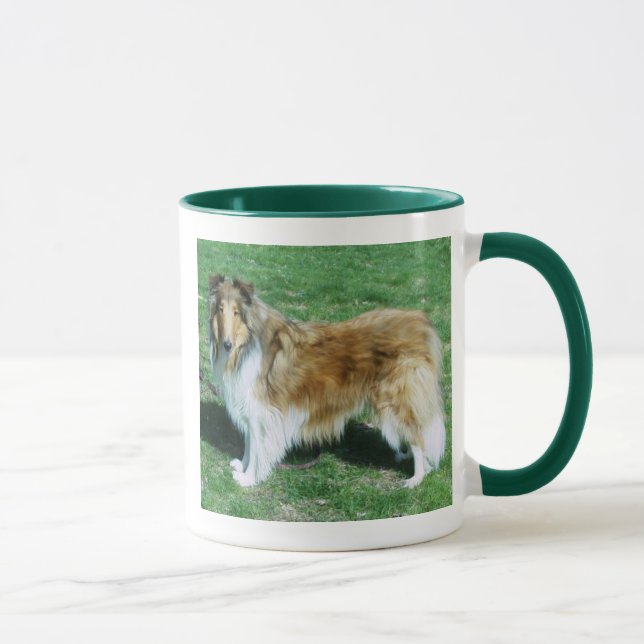 MUG LA BEAUTÉ EST UN COLLIE ROUGE (Droite)