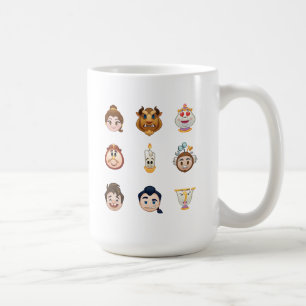 Mug La beauté et la bête Emoji   Caractères