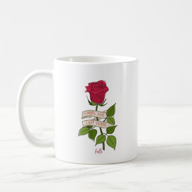 Mug La beauté et la bête - Jusqu'à la chute dernière d (Gauche)