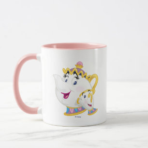 Mug La Beauté Et La Bête  Mme Potts Et Chip