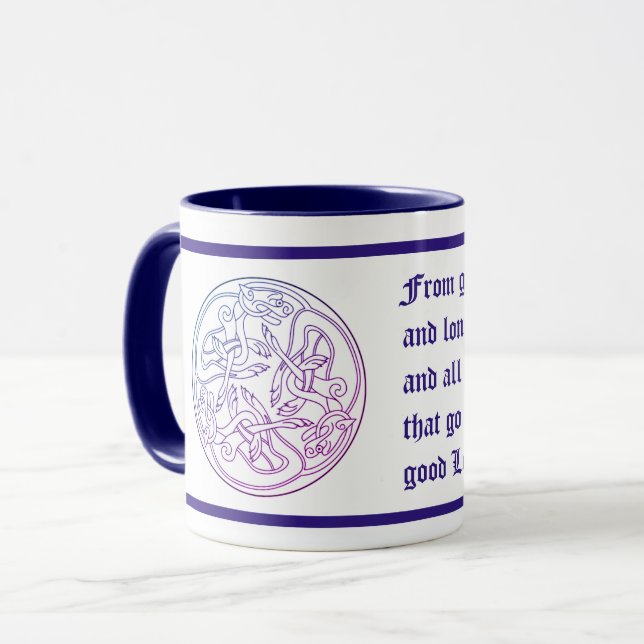 Mug La bénédiction d'un enfant écossais va de pair dan (Devant gauche)