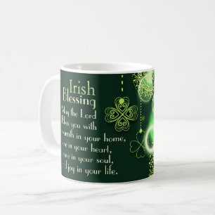 Mug La bénédiction irlandaise, Seigneur vous bénisse l