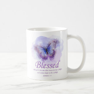 Mug La Bible chrétienne des femmes Verse Papillon :Bén
