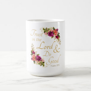 Mug La Bible chrétienne Verse : Faire confiance au Se