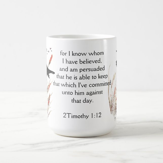 Mug La Bible Écriture Dieu Je connais Blackbird (Centre)