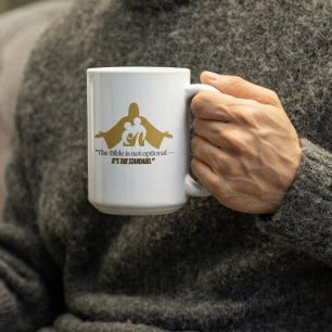 Mug La Bible n'est pas la foi chrétienne optionnelle