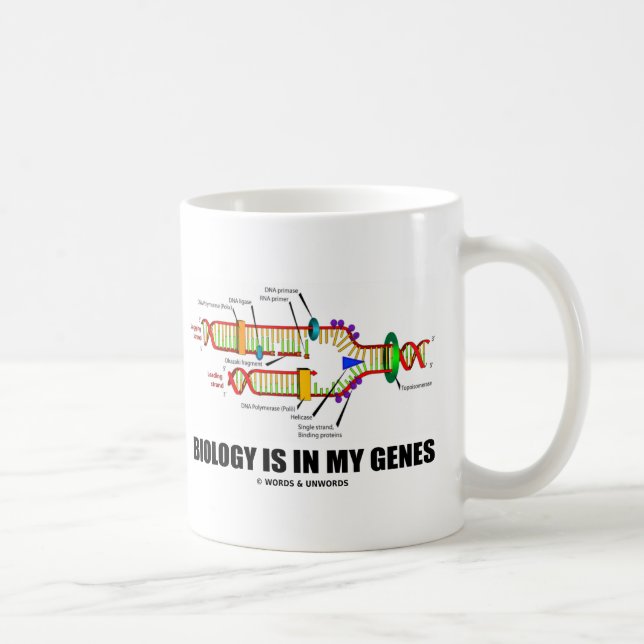 Mug La biologie est dans mes gènes (la reproduction (Droite)