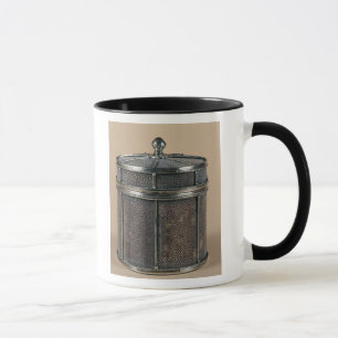 Mug La boîte de cigarette avec shagreen les côtés,