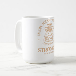 Mug La caféine alimente chaque battement de cœur