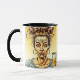 Mug La caféine c'est bien, la bière c'est mieux