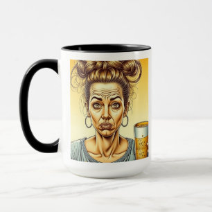 Mug La caféine est bonne, la bière est meilleure