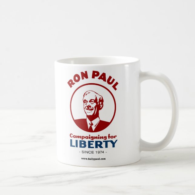 Mug La campagne de Ron Paul pour la liberté ! (Droite)