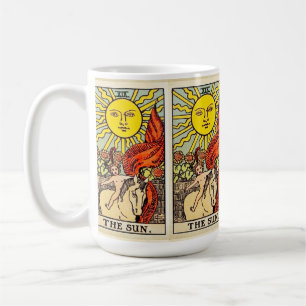 Mug La carte de tarot Le Soleil Illustrations vintag