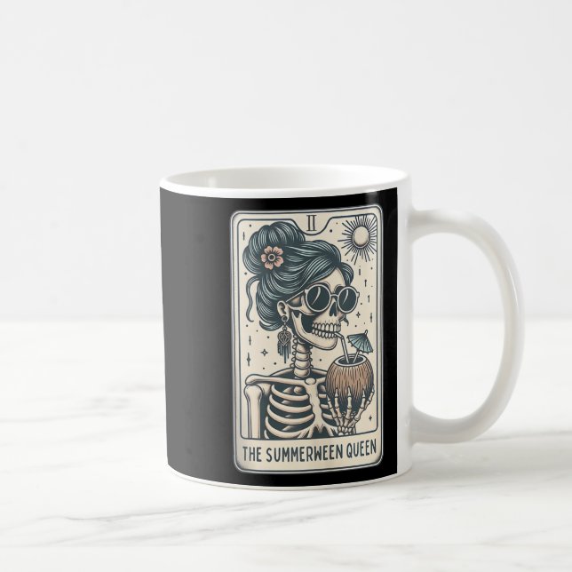 Mug La carte Summerween Queen Tarot, Halloween en cuis (Droite)