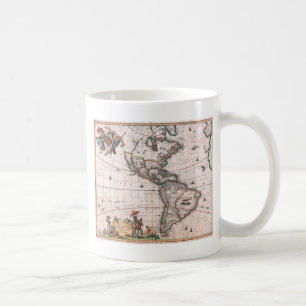 Mug La carte Visscher du Nouveau Monde