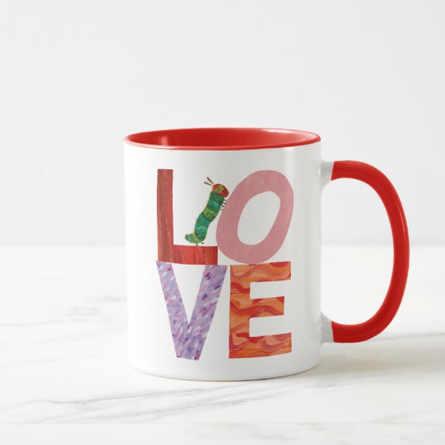 Mug La Caterpillar Très Affamée | AMOUR (Droite)
