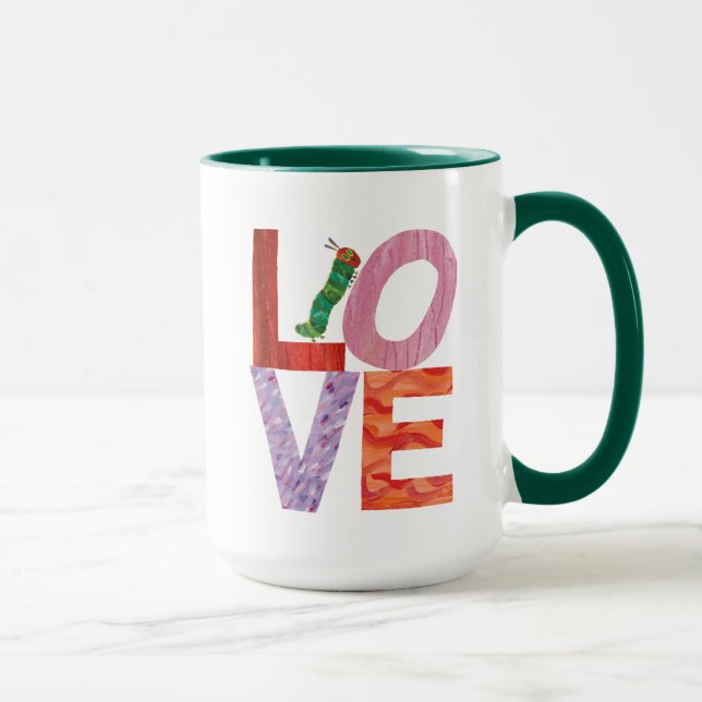 Mug La Caterpillar Très Affamée | AMOUR (Droite)