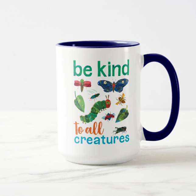Mug La Caterpillar très affamée être gentil à tous les (Droite)