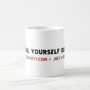 Mug La caution vous-même attaquent