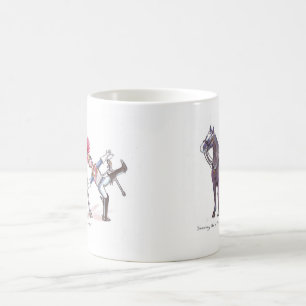 Mug La cavalerie de ménage attaquent la bande dessin