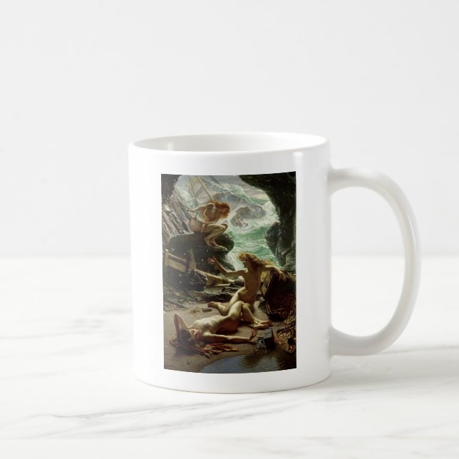 Mug La caverne de la tempête Nymphs, 1903 (huile sur (Droite)