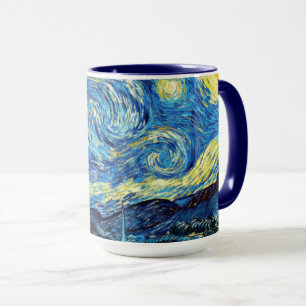 Mug La célèbre peinture de Van Gogh, Nuit étoilée
