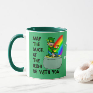 Mug La chance de la coutume irlandaise St Patrick's Mu