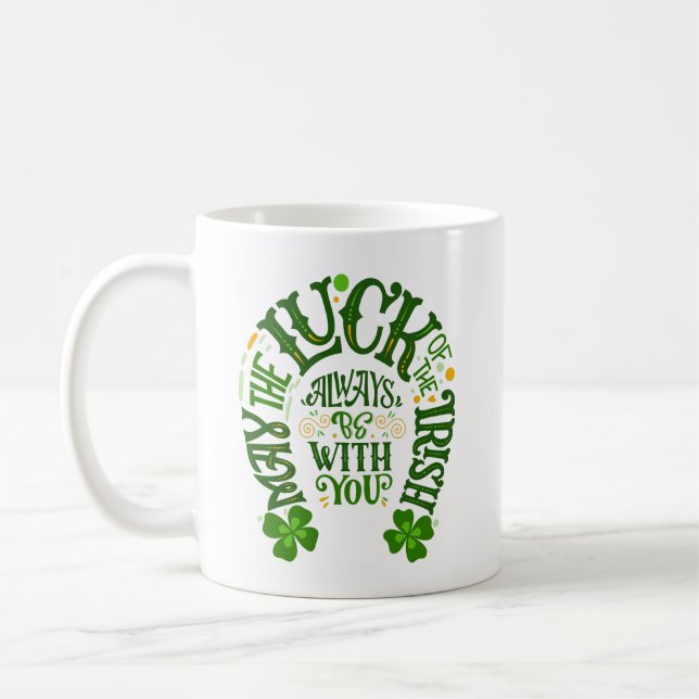 Mug La chance du fer à cheval irlandais (Gauche)
