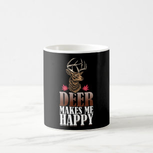 Mug La chasse aux cerfs me rend heureux et drôle