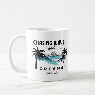 Mug La chasse aux vagues et aux rêves