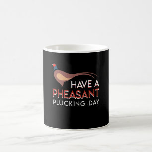 Mug La chasse de faisan ont le faisan plumer le jour