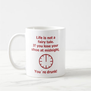 Mug La chaussure de conte de fées de la vie bue