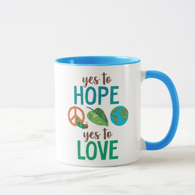 Mug La chenille très affamée Oui à l'espoir (Droite)