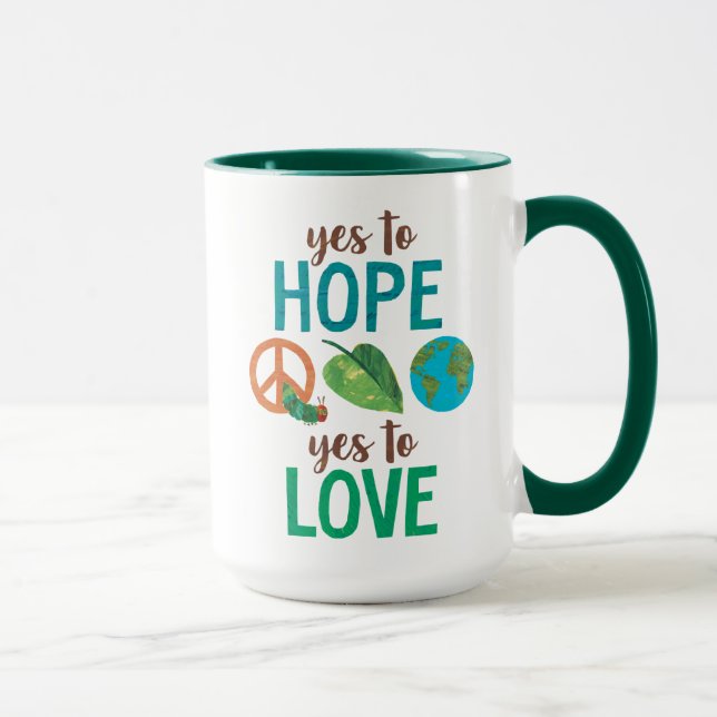 Mug La chenille très affamée Oui à l'espoir (Droite)