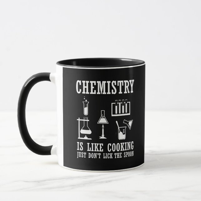 Mug la chimie est comme la cuisine drôle chémotiste ci (Gauche)
