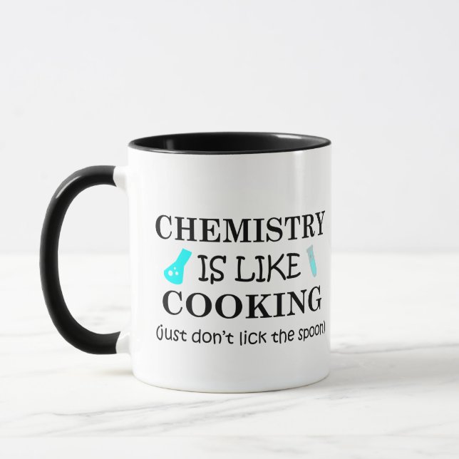 Mug la chimie est comme si la cuisine ne léchait pas l (Gauche)