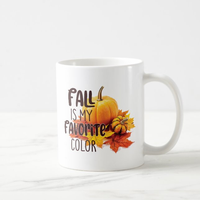 Mug La Chute Est Ma Couleur Préférée (Droite)