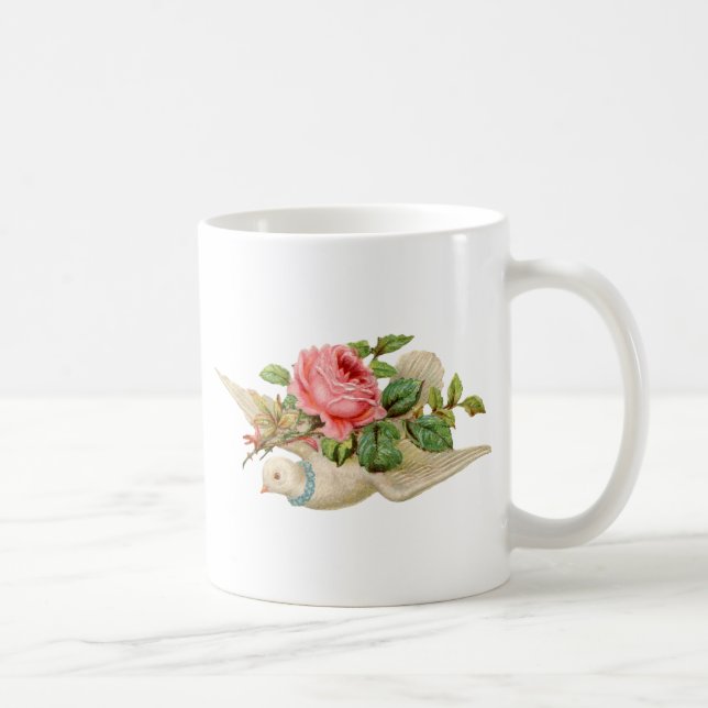 Mug La colombe de cru et s'est levée (Droite)
