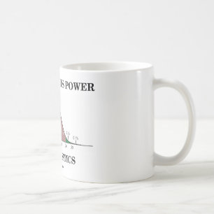 Mug La connaissance est puissance font des