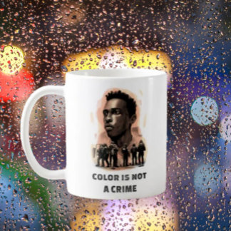 Mug La couleur n'est pas un crime - La sensibilisation