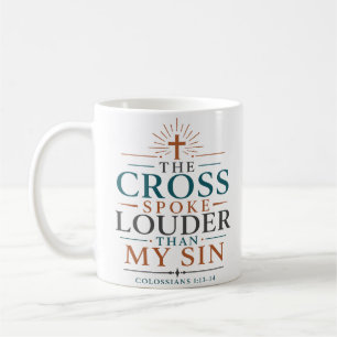 Mug La Croix a Parlé Plus Fort que Mon Péché Citation 