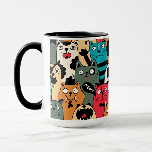 Mug La Crowd of cats (Gauche)