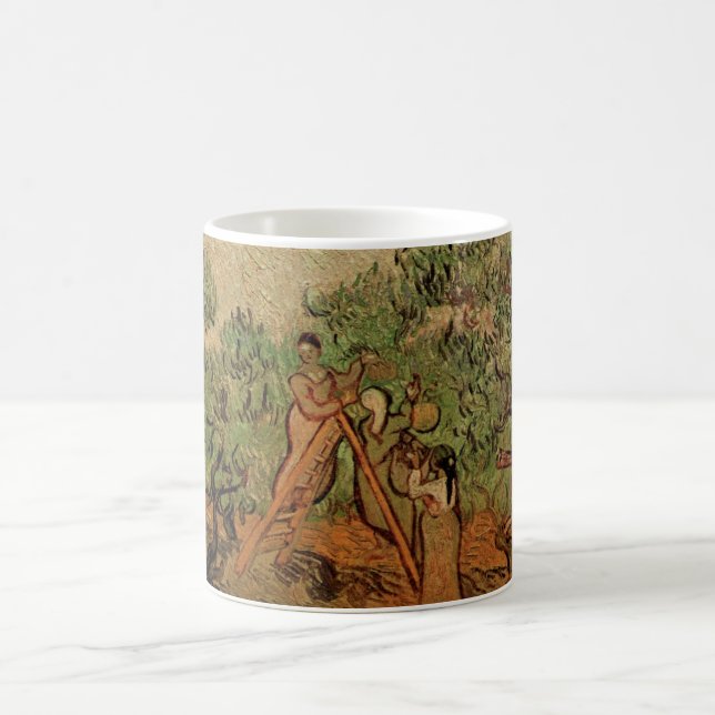 Mug La cueillette d'olives par Vincent van Gogh (Centre)
