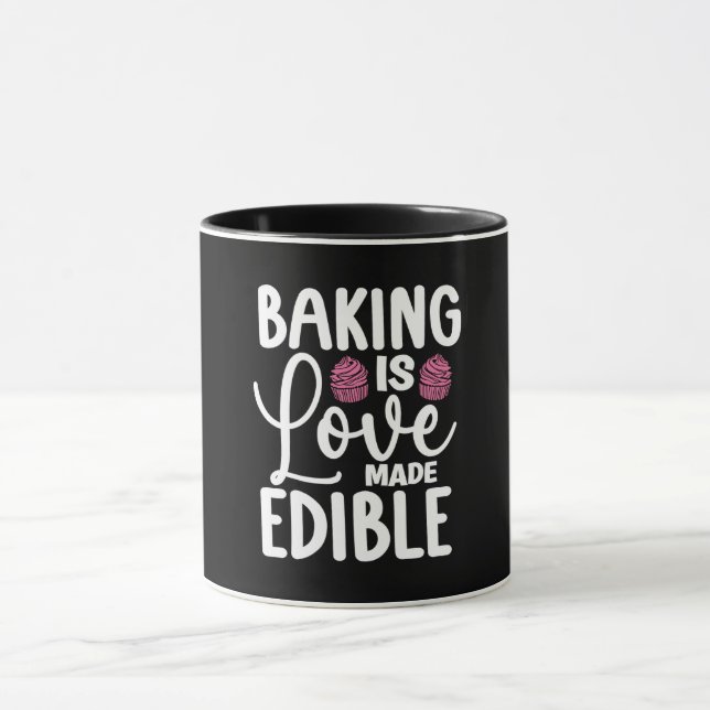 Mug La Cuisine Baker Est Amoureux Fabriqué Boulangerie (Centre)