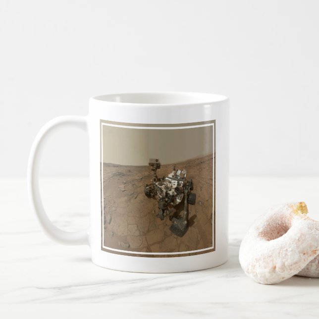 Mug La Curiosité A Rover Sur La Surface De Mars. (Avec donut)