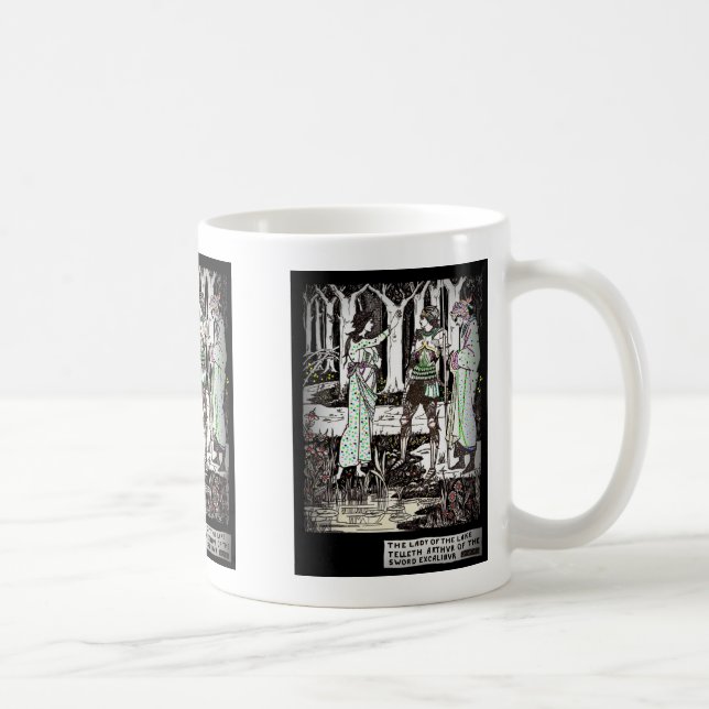 Mug La dame du lac raconte sur Excalibur (Droite)
